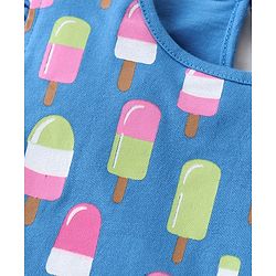 Babyhug Cotton Half Sleeves T-Shirts With Polka Dots & Ice-Cream Graphics Pack of 3 - Multicolor
