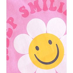 Babyhug Cotton Frill Sleeves Tops With Floral Smiley & Polka Dots Print Pack of 3 - Multicolor