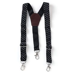 Babyhug Full Sleeves Party Wear Dobby Shirt & Trousers Set with Bow & Suspender - Maroon