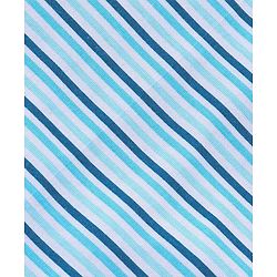 Babyhug 100% Cotton Knit Sleeveless Striped Sando - Blue