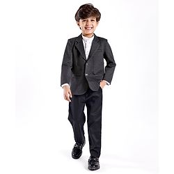 Babyhug  Full Sleeves Party  Blazer - Black