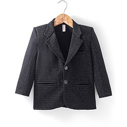 Babyhug  Full Sleeves Party  Blazer - Black