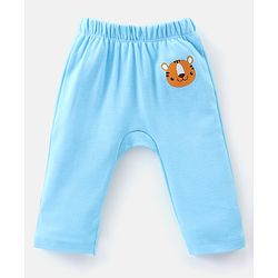 Babyhug Interlock Knit Full Length Diaper Pants Animal Print Pack of 3 - Multicolour