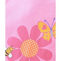 Babyhug 100% Cotton Knit Half Sleeves Onesies Floral Print Pack of 2 - Multicolour