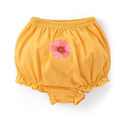 Babyhug 100% Cotton Knit Floral & Polka Dots Printed Antibacterial Bloomers Pack of 3 - Multicolour