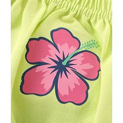 Babyhug 100% Cotton Antibacterial Bloomers Polka Dots and Floral Print Pack of 3 - Pink & Green