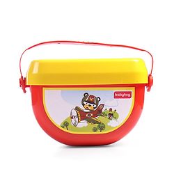 Babyhug Premium My First Shape Sorter Toy - Red|16 Blocks| Sorting & Stacking Toys for 18+ Months| Activity Toys for Toddlers|BIS Certified