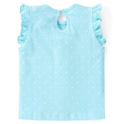 Babyhug Cotton Knit Frill Sleeves Top with Star & Text Print Pack of 3 - Multicolor