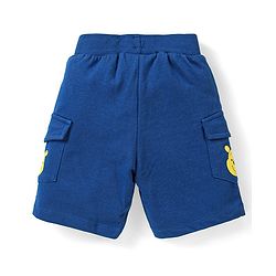 Babyhug Disney Single Jersey Knit Half Sleeves T-Shirt And Shorts Set With Winnie The Pooh Graphics - Yellow & Blue