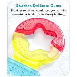 Babyhug Balloon Shaped Water Filled Teether - Red and Yellow| BPA Free Teething Toy| Soothing Gums| 100% Food Grade | Easy to Clean| Easy to Grasp| PVC Free