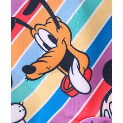 Babyhug Disney Mid Thigh Length Swimming Trunk With Mickey Mouse Family All Over Print - Multicolor