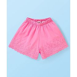Babyhug Disney Single Jersey Knit Half Sleeves Top & Shorts Set with Floral & Winnie The Pooh Print - Multicolour