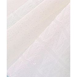 Babyhug Woven Singlet Sleeves A Line Textured Party Frock-Multicolor