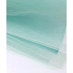 Babyhug Sleeveless Frill & Floral Detailing Solid Colour Fit & Flared Party Frock - Mint