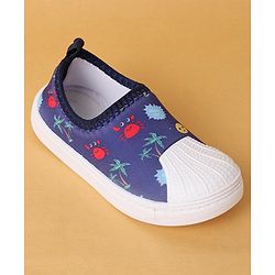 Cute Walk by Babyhug Casual Slip On Shoes Beach Print - Blue