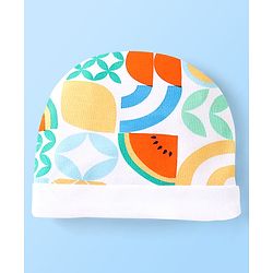 Babyhug 100% Cotton Mittens Fruity Print Pack Of 3 - Multicolour