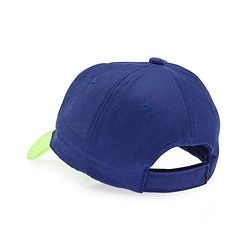 Babyhug Disney Cotton Summer Cap With Mickey Mouse Graphics - Blue & Green