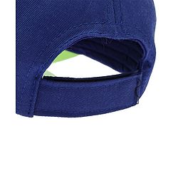 Babyhug Disney Cotton Summer Cap With Mickey Mouse Graphics - Blue & Green