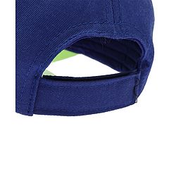 Babyhug Disney Cotton Summer Cap With Mickey Mouse Graphics - Blue & Green