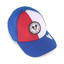 Babyhug Disney Cotton Summer Cap With Mickey Mouse Graphics - Blue