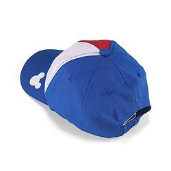 Babyhug Disney Cotton Summer Cap With Mickey Mouse Graphics - Blue