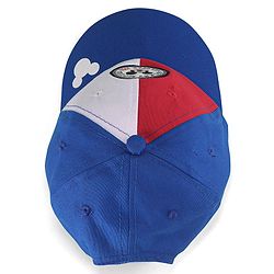 Babyhug Disney Cotton Summer Cap With Mickey Mouse Graphics - Blue