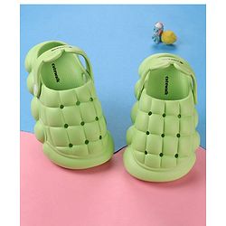 Cute Walk by Babyhug Clogs with Back Strap Closure - Green