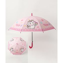 Babyhug  Umbrella  Unicorn  Print - Pink