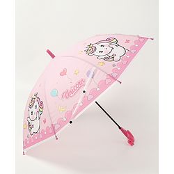 Babyhug  Umbrella  Unicorn  Print - Pink