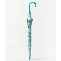 Babyhug Free size Umbrella With Panda Print - Sky Blue
