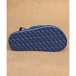Cute Walk by Babyhug  Flip Flops with Back Strap Animal Print - Blue