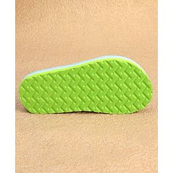 Cute Walk by Babyhug Slip On Flip Flops with Dinosaur Print - Blue & Green