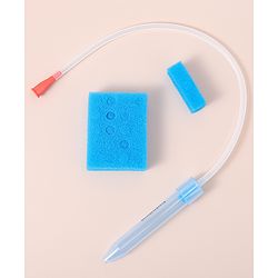 Babyhug Baby Nasal Aspirator With 24 Sponge Filters  - Blue