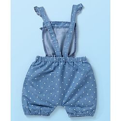 Babyhug Disney Cotton Half Sleeves T-Shirt with Dungaree  Minnie Mouse Print - Multicolour