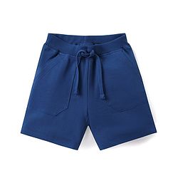 Babyhug Single Jersey Knit Half Sleeves T-Shirt & Shorts Set with Monster Print - Blue