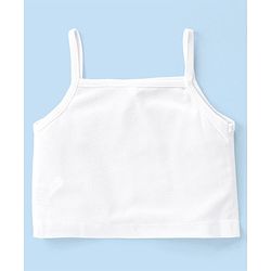 Babyhug Knit Sleeveless Co-Ord Set Solid Color - Yellow