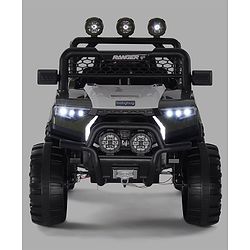 Babyhug RANGER 4X4 Battery Operated Ride On Jeep with Music & LED Lights - Olive Green