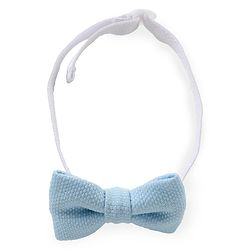 Babyhug Knit Full Sleeves Printed Party Shirt & Trousers with Cap Bow & Suspender - Light Blue