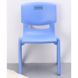 Strong and Durable  Plastic School Study Chair Medium Size - Blue