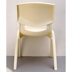 Babyhug Strong and Durable  Plastic School Study Chair Medium Size - White