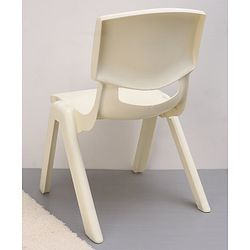 Babyhug Strong and Durable  Plastic School Study Chair Medium Size - White