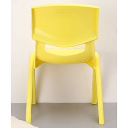 Strong and Durable  Plastic School Study Chair Medium Size -  Lemon Yellow