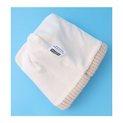 Babyhug Woollen Cap with Dino Embroidery Pom Pom Detailing - Beige