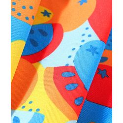 Babyhug Sleeveless  Two Piece Swimsuit with Fruit Print - Multicolour