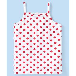 Babyhug 100% Cotton Sleeveless Slips Pack of 3 - Red & Yellow