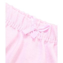 Babyhug 100% Cotton Knit Bloomer Pack of 3 - Multicolour