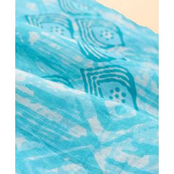 Babyhug Cambric Woven Full Sleeves Printed Kurta Pyjama Set - Blue