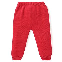 Babyhug Organic Cotton Knit Full Sleeves Sweater Set & Cap with Colour Block & Star Design - Multicolour