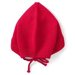 Babyhug Knit Full Sleeves Front Open Cable Knit Design Sweater Set with Cap & Booties - Red & Navy Blue