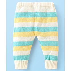 Babyhug Knitted Full Sleeves Baby Sweater Set with Cap & Booties Cable Knit Design - Multicolor